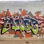 Graffiti a l'interior de Radio Liberty
