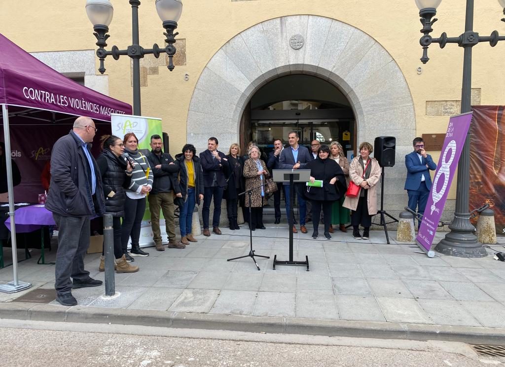 8M a Sant Feliu de Guíxols. Imatge de Maria Alsina