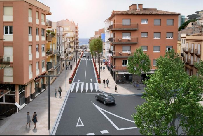 privat:-l’alcalde-de-sant-feliu-de-guixols,-carles-motas,-posa-data-d’acabament-a-les-obres-de-l’avinguda-de-juli-garreta:-el-12-de-maig
