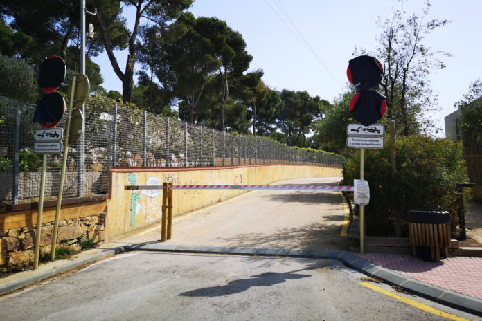 51c5be79-1ba0-47e4-9b05-97c316886375 L'accés a cala S'Alguer i la pineda d'en Gori tancat pels vehciles de motor - Imatge de l'Ajuntament de Palamós