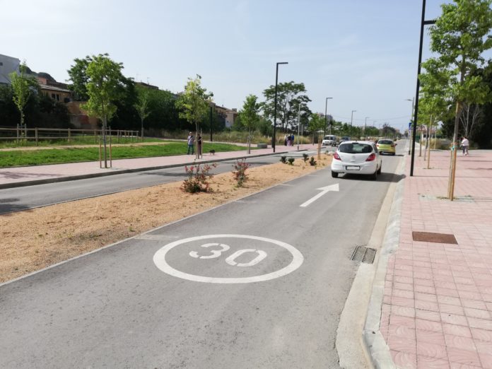 El nou tram del carrer d'Enric Vincke, en funcionament El nou tram del carrer d'Enric Vincke, en funcionament