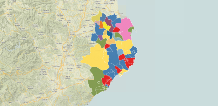 Resultats per seccions censals a les eleccions municipals 2023 al Baix Empordà