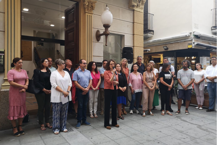 Minut de silencia víctima violència masclista palamós Minut de silencia víctima violència masclista palamós