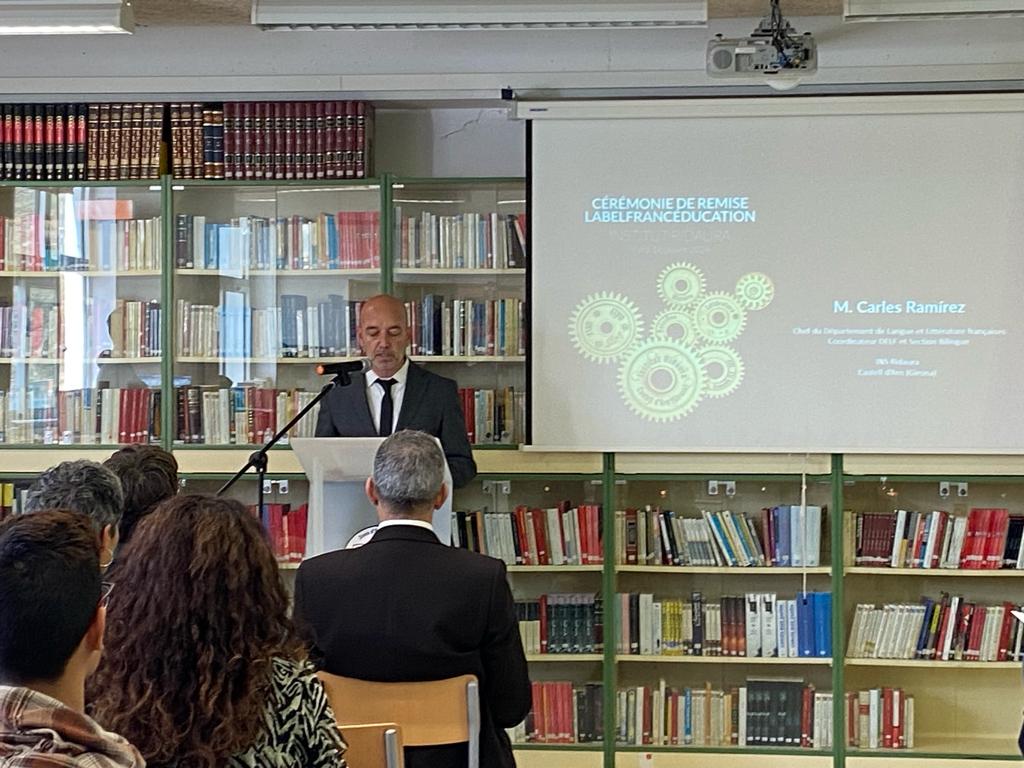 Entrega del segell Label France Éducation