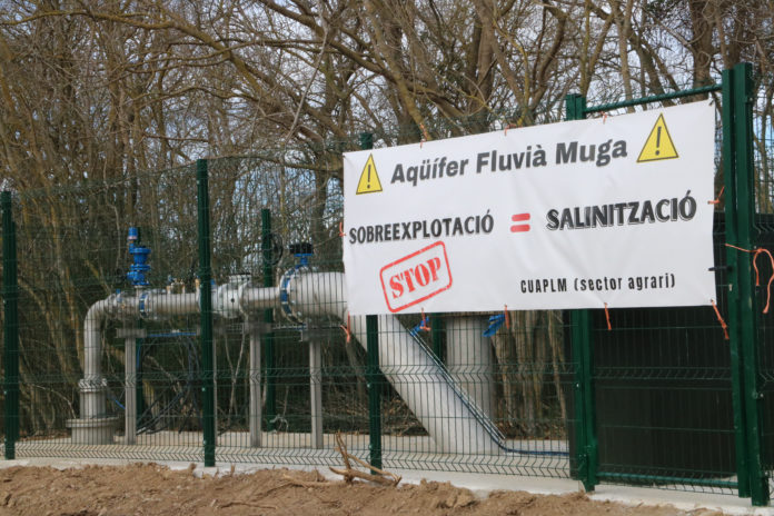 Sequera aqüífer fluvià muga