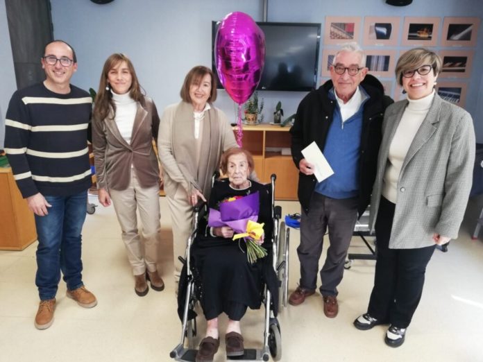 privat:-maria-jose-jimenez-carruesco,-la-palamosina-de-mes-edat,-celebra-els-seus-104-anys