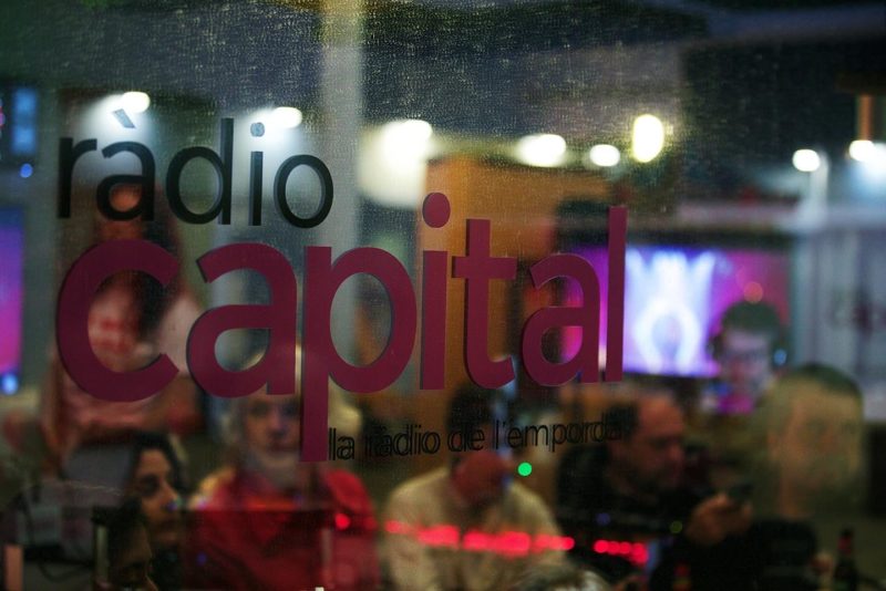 Estudi de Ràdio Capital durant el festival d'eurovisió 2024