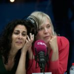 Lola Sans i Marina cebollero a l'estudi de Ràdio Capital