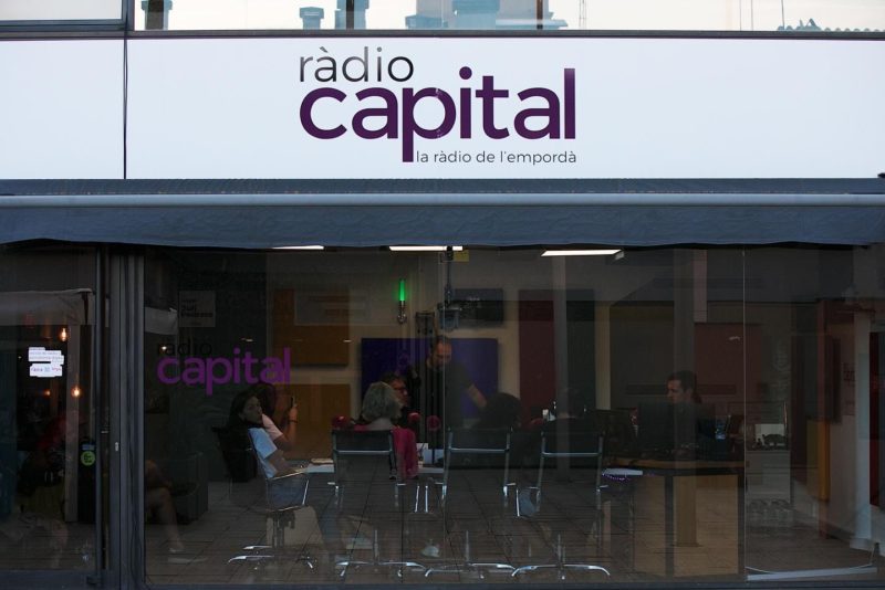 Estudi de Ràdio Capital durant el festival d'eurovisió 2024