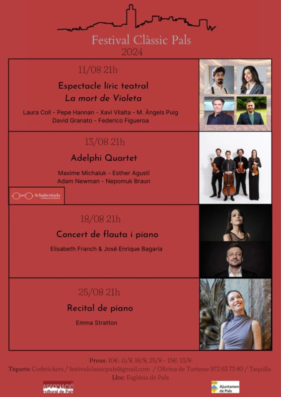 Cartell Festival Clàsssic Pals 2024