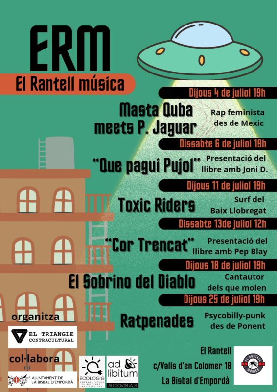 Cartell de la segona edició de El Rantell Música