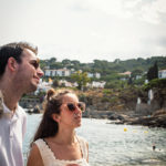 Gerard Escaich i Alba Cunillera a l’especial de Ràdio Capital, «Una cantada diferent» a la Cantada d’hanaveres de Calella de Palafrugell.   Fotografia: Laia Serch