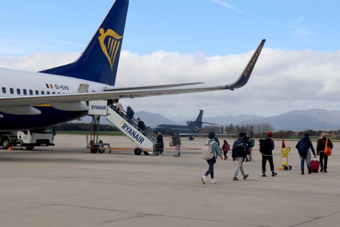 privat:-l’aeroport-de-girona-supera-el-milio-de-passatgers-entre-el-gener-i-el-juliol