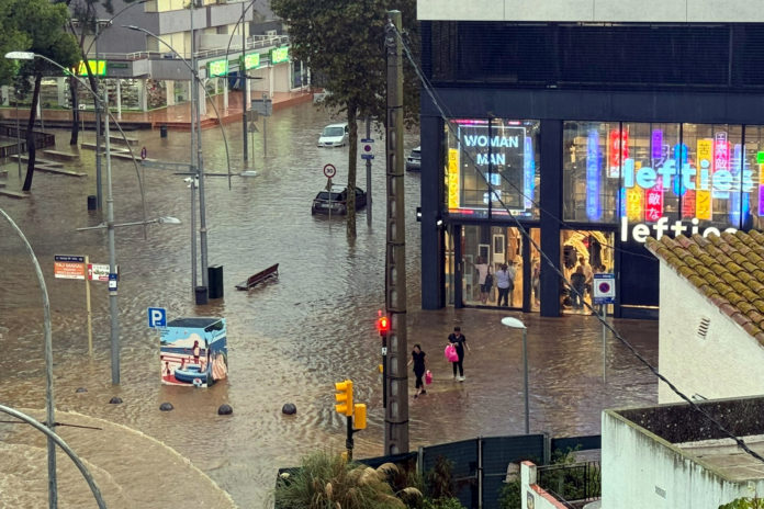 Inundació Platja d'Aro