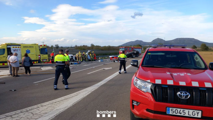 Bombers accident torroella
