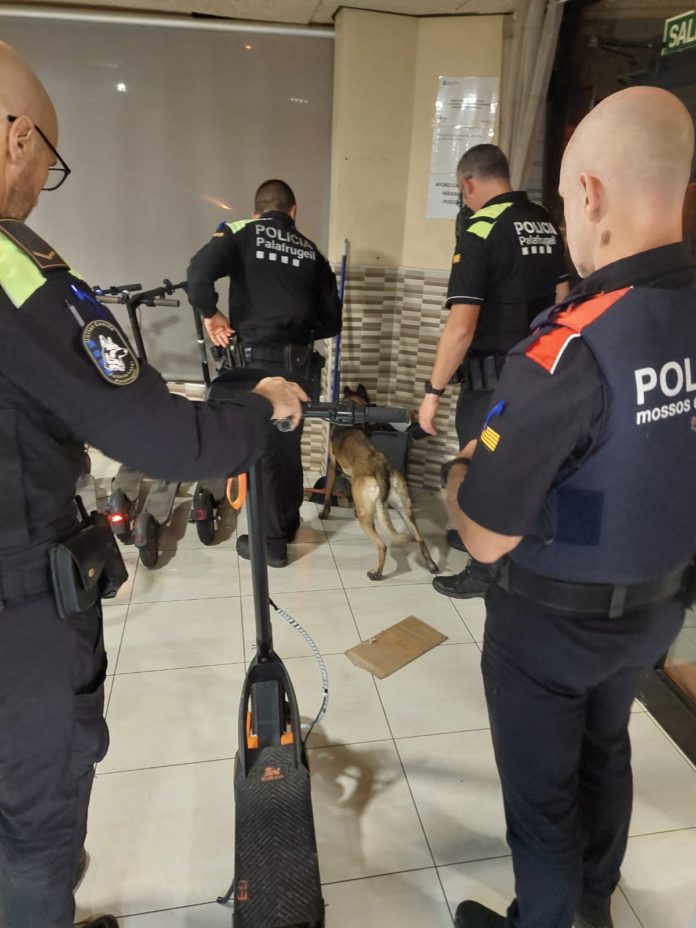 Policia operació bars Palafrugell Policia operació bars Palafrugell