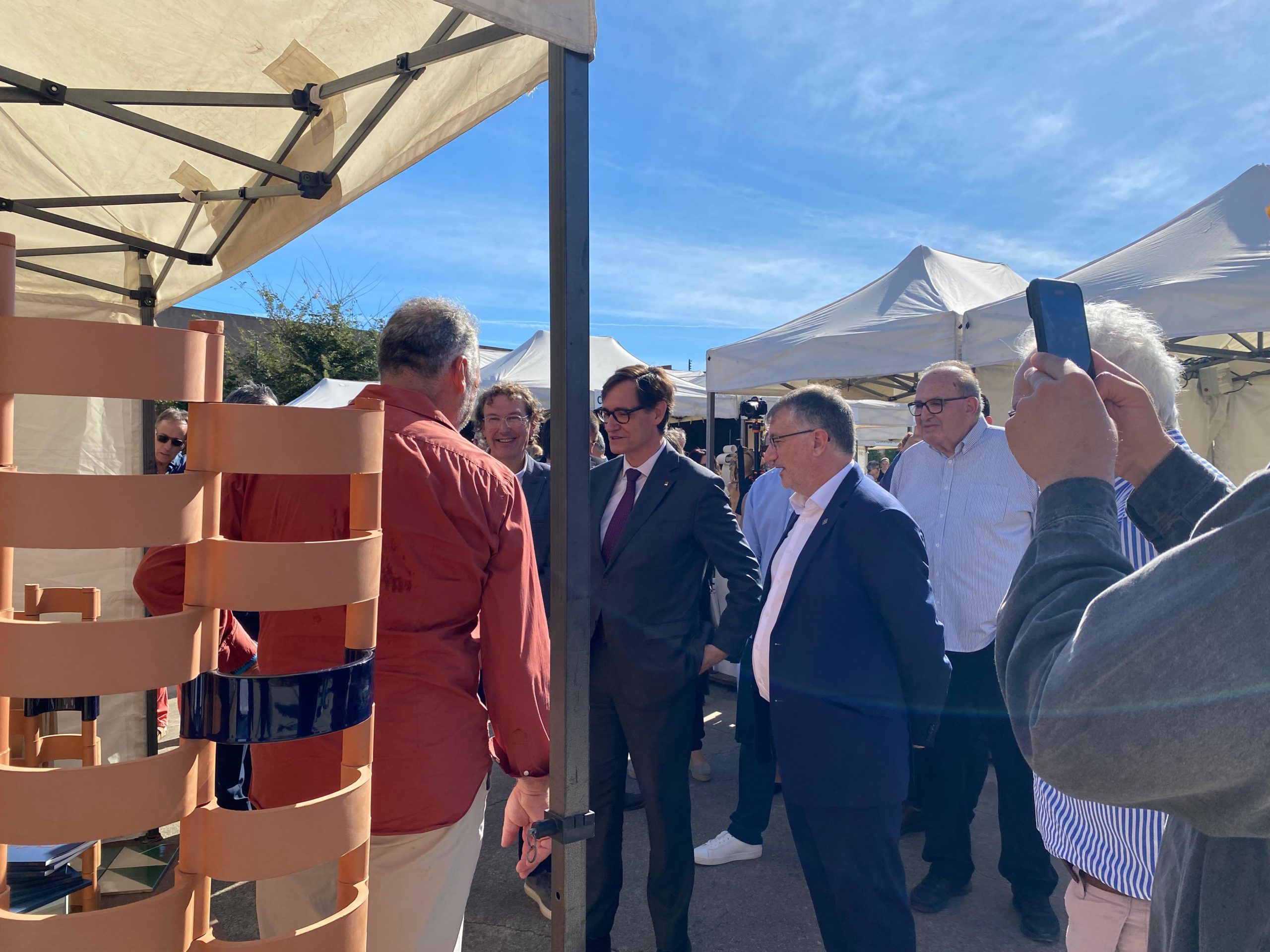 Visita del president Salvador Illa a la Terracotta Biennal