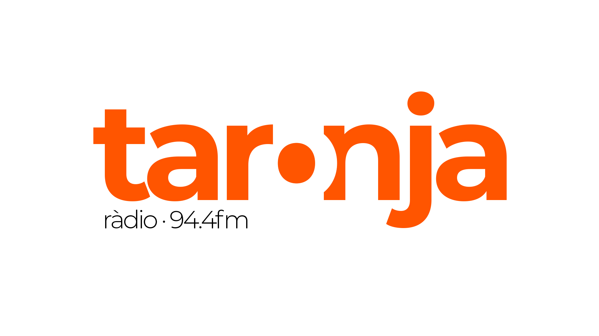 Taronja radio 1920X1080 Logotip Taronja ràdio 1920X1080