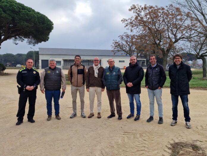 Inici obres aparcament zona esportiva SCA Obres aparcament santa cristina d'aro