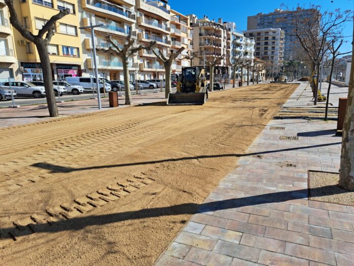 obres passeig Palamós