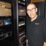 Juli Pedrero a l'antic control de Ràdio Capital