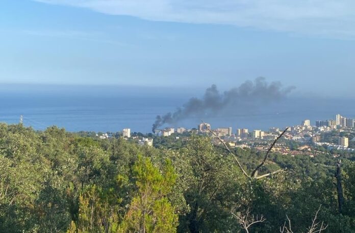 Bombers incendi platja d'aro